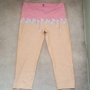 Feed Me Fight Me Ice Cream Capris